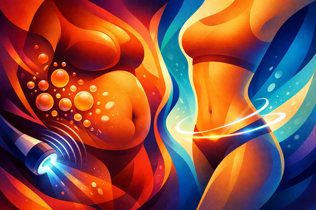 Cavitation Before and After Stomach Results
